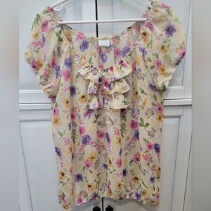 Floral Suzy Shier Blouse Large